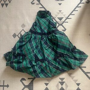 Janie and Jack Green Plaid Dress